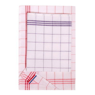 Checked glass towel - "Origine France Garantie"